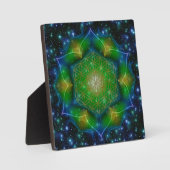 LEVENSSTROOM/Blume des Lebens Mandala V Square Fotoplaat (Voorkant)