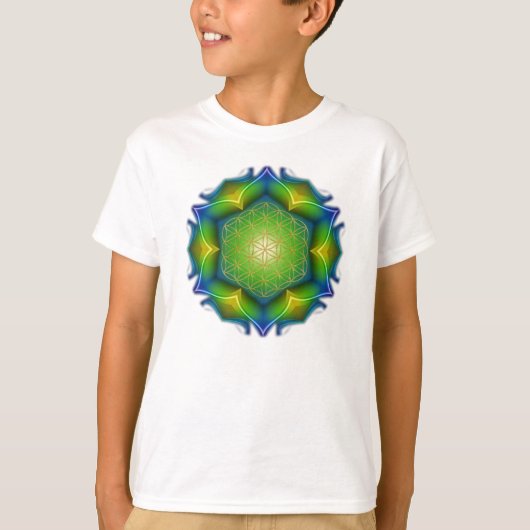 LEVENSSTROOM / Blume des Lebens - Mandala V T-shirt (Voorkant)