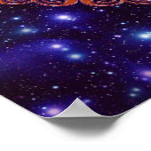 LEVENSSTROOM/Blume des Lebens Ornament I Square Poster (Hoek)