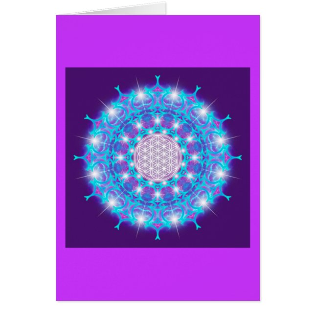 LEVENSSTROOM/Blume des Lebens Stars Mandala (Voorkant)