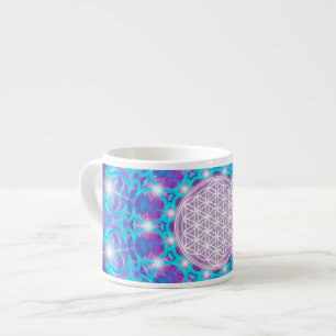 LEVENSSTROOM/Blume des Lebens Stars Mandala Espresso Kop