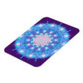 LEVENSSTROOM/Blume des Lebens Stars Mandala Magneet (Linkerzijde)