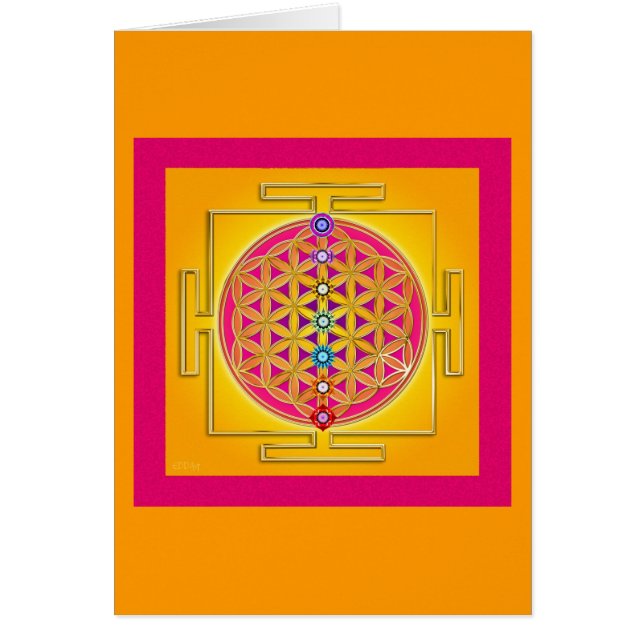 LEVENSSTROOM - Chakras Yantra (Voorkant)