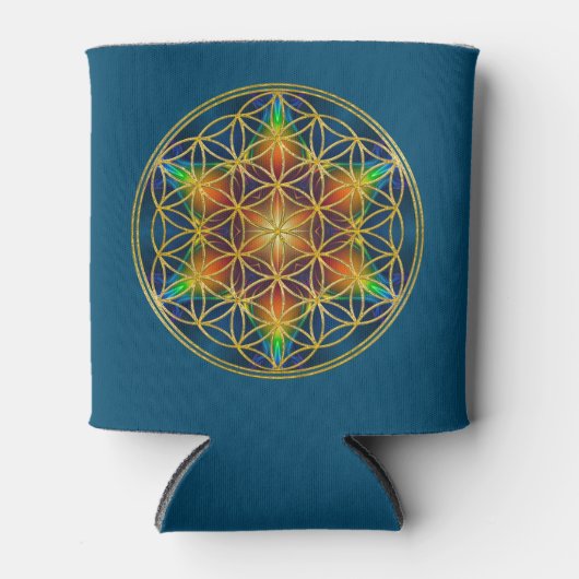 LEVENSSTROOM - Fractal Blossom 1 Blikjeskoeler (Voorkant)