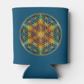 LEVENSSTROOM - Fractal Blossom 1 Blikjeskoeler (Achterkant)