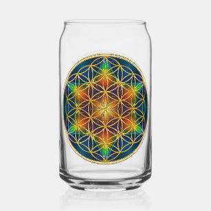 LEVENSSTROOM - Fractal Blossom 1 Blikvorm Glas