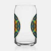 LEVENSSTROOM - Fractal Blossom 1 Blikvorm Glas (Links)