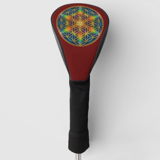 LEVENSSTROOM - Fractal Blossom 1 Golfheadcover (Voorkant)