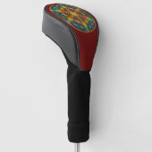 LEVENSSTROOM - Fractal Blossom 1 Golfheadcover (Schuin)