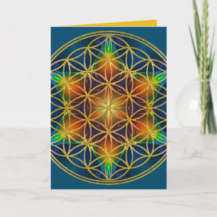 LEVENSSTROOM - Fractal Blossom 1 Kaart