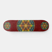 LEVENSSTROOM - Fractal Blossom 1 Persoonlijk Skateboard (Horizontaal)