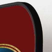 LEVENSSTROOM - Fractal Blossom 1 Pickleball Paddle (Links Detail)