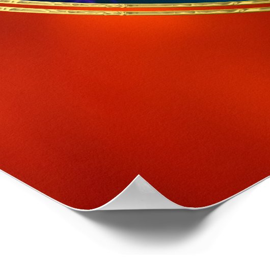 LEVENSSTROOM - Fractal Blossom 1 Poster (Hoek)