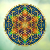 LEVENSSTROOM - Fractal Blossom 1 Raamsticker (Vel 3)