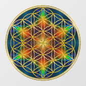 LEVENSSTROOM - Fractal Blossom 1 Raamsticker (Vel)