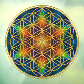 LEVENSSTROOM - Fractal Blossom 1 Raamsticker (Vel 3)