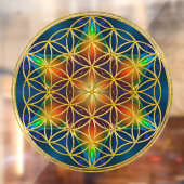 LEVENSSTROOM - Fractal Blossom 1 Raamsticker (Vel 2)