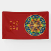 LEVENSSTROOM - Fractal Blossom 1 Spandoek (Horizontaal)
