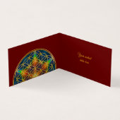 LEVENSSTROOM - Fractal Blossom 1 Visitekaartje (Binnen)