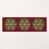 LEVENSSTROOM - Fractal Blossom 1 Yogamat (Achterkant (horizontaal))