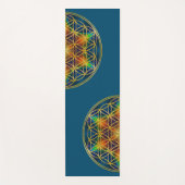 LEVENSSTROOM - Fractal Blossom 1 Yogamat (Voorkant)