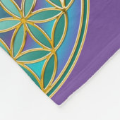 LEVENSSTROOM - Geometrie design 1 Fleece Deken (Hoek)