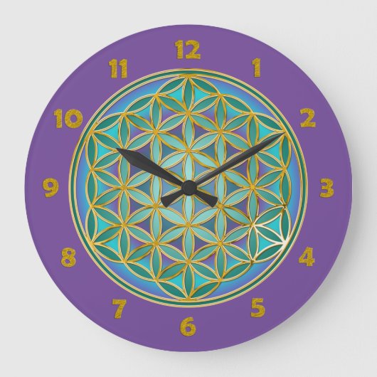 LEVENSSTROOM - Geometrie design 1 Grote Klok (Voorkant)