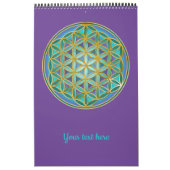 LEVENSSTROOM - Geometrie design 1 Kalender (Hoes)