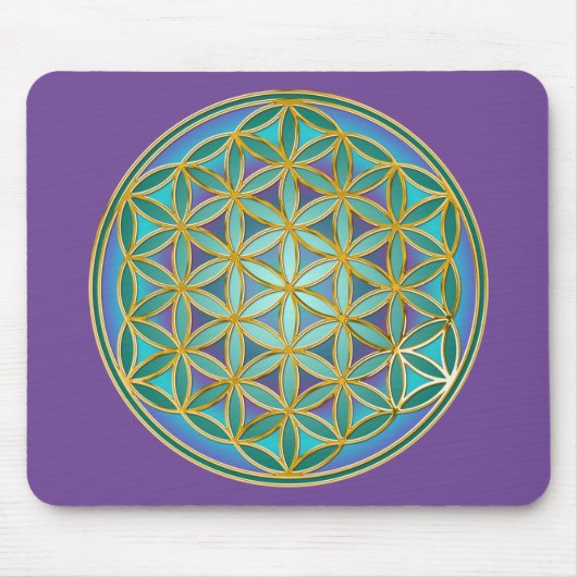 LEVENSSTROOM - Geometrie design 1 Muismat (Voorkant)