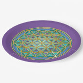 LEVENSSTROOM - Geometrie design 1 Papieren Bordje (Gekanteld)