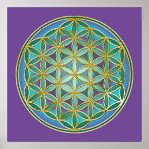 LEVENSSTROOM - Geometrie design 1 Poster