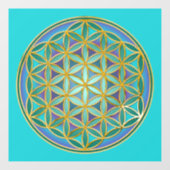 LEVENSSTROOM - Geometrie design 1 Raamsticker (Vel)