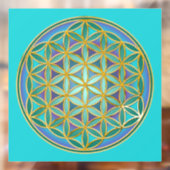 LEVENSSTROOM - Geometrie design 1 Raamsticker (Vel 2)