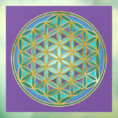 LEVENSSTROOM - Geometrie design 1 Raamsticker (Vel 3)