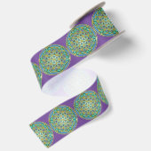 LEVENSSTROOM - Geometrie design 1 Satijnen Lint (Achterkant)