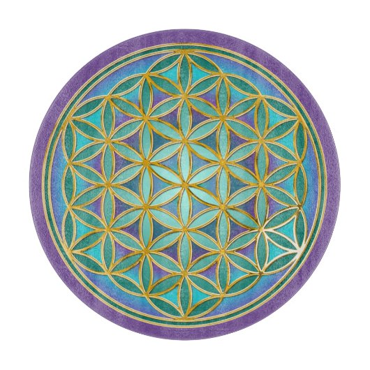 LEVENSSTROOM - Geometrie design 1 Snijplank (Voorkant)