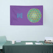 LEVENSSTROOM - Geometrie design 1 Spandoek (Beurs)