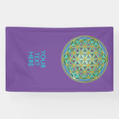 LEVENSSTROOM - Geometrie design 1 Spandoek (Horizontaal)