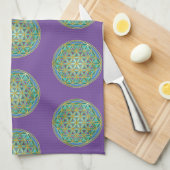 LEVENSSTROOM - Geometrie design 1 Theedoek (Quarter Fold)