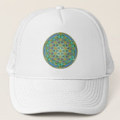 LEVENSSTROOM - Geometrie design 1 Trucker Pet (Voorkant)