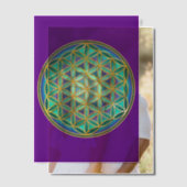 LEVENSSTROOM - Geometrie design 1 Vellum Uitnodigingen (Offset (Koppel))