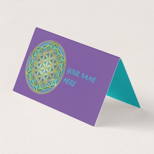 LEVENSSTROOM - Geometrie design 1 Visitekaartje (Voorkant)