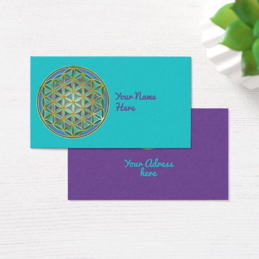 LEVENSSTROOM - Geometrie design 1 Visitekaartje (Bureau)