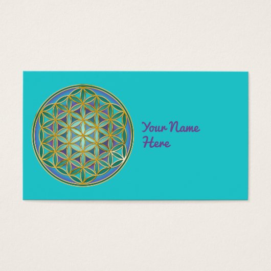 LEVENSSTROOM - Geometrie design 1 Visitekaartje (Voorkant)