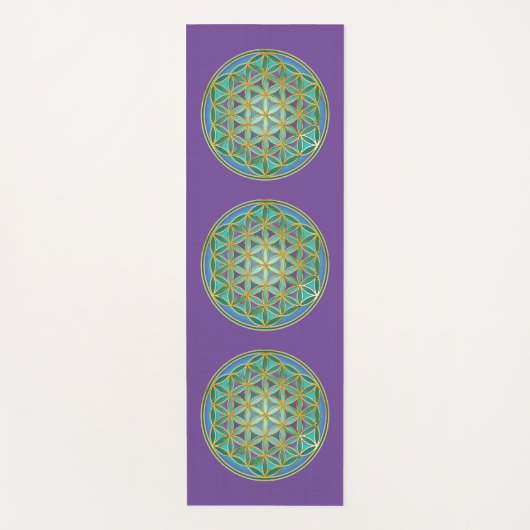 LEVENSSTROOM - Geometrie design 1 Yogamat (Voorkant)