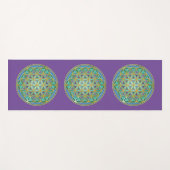 LEVENSSTROOM - Geometrie design 1 Yogamat (Voorkant (horizontaal))