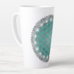 LEVENSSTROOM - Geometrie Licht 2 Latte Mok