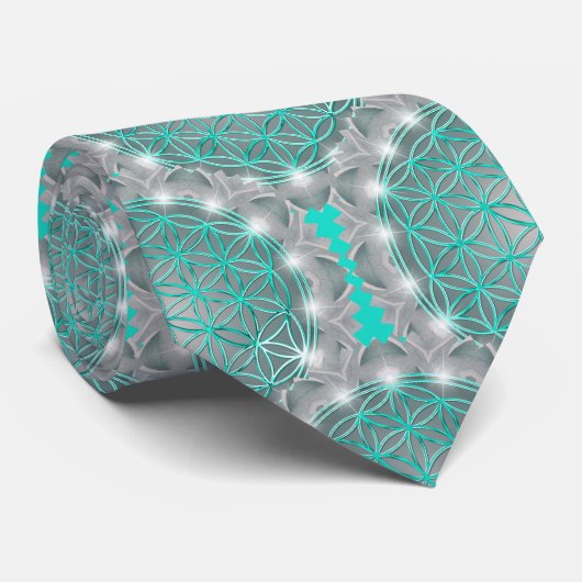 LEVENSSTROOM - Geometrie Licht 2 Stropdas (Opgerold)