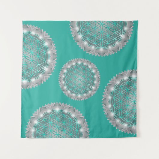 LEVENSSTROOM - Geometrie Licht 2 Wandkleed (Voorkant)