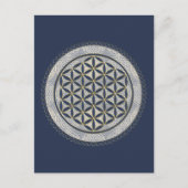 LEVENSSTROOM - Geometriesymbool Art 1 Briefkaart (Voorkant)